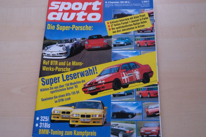 Deckblatt Sport Auto (09/1993)